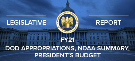 FY21 Reports for DoD Appropriations, NDAA Summary, and President's Budget