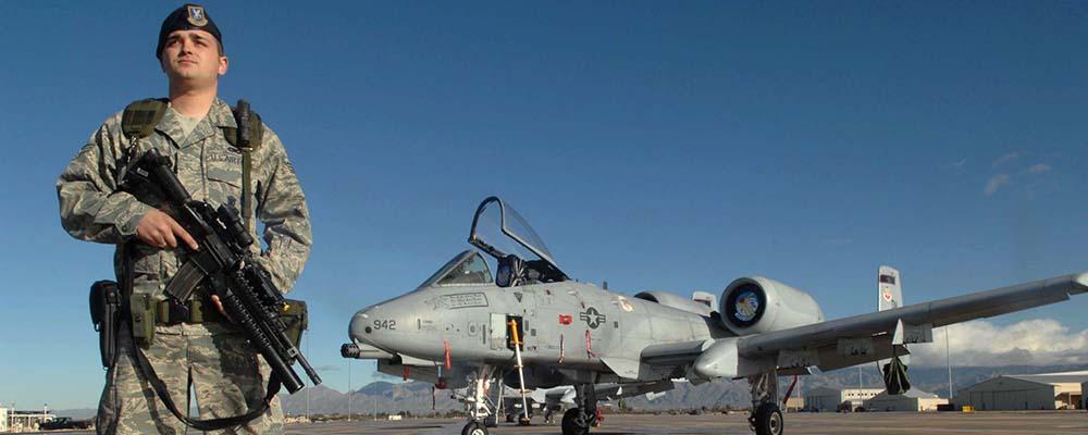 Air Force Soldier with A-10