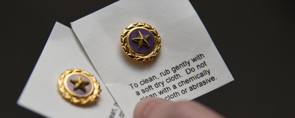 Gold Star pins